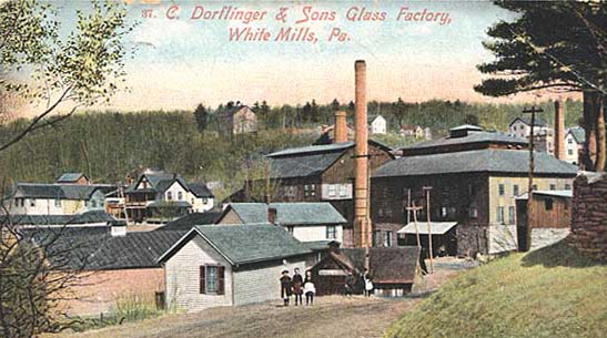 Dorflinger Factory postcard